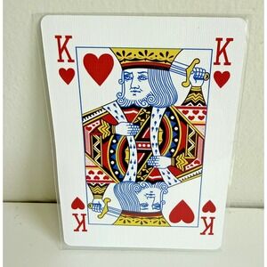 Jimmy Choo King of Hearts Playing Card Designer Fashion Luxury Collectible